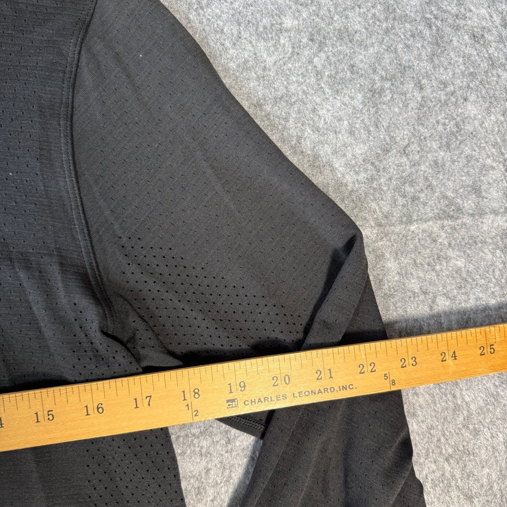 Lululemon Metal Vent Tech Long Sleeve Men Medium Black Running Base Layer Shirt - Picture 6 of 9